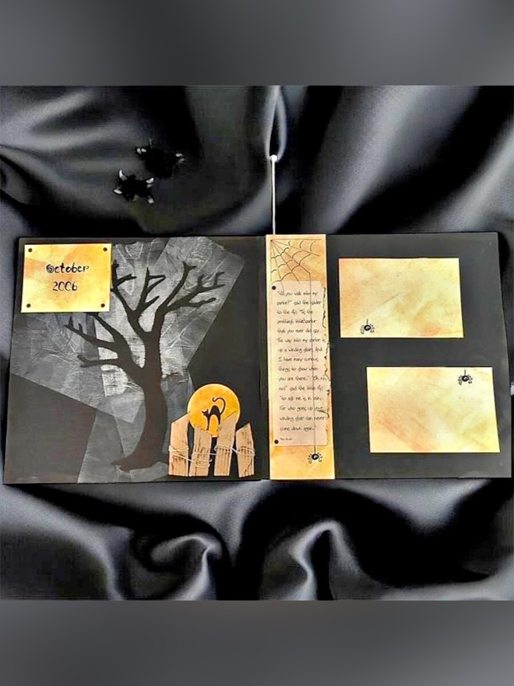 Halloween Scrapbook Pages